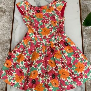 TRF Zara floral cocktail dress